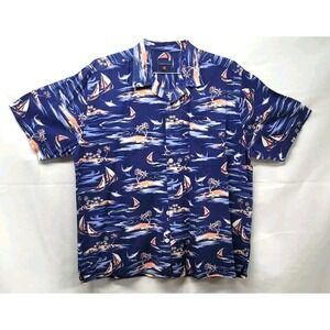 Men's Large Saddlebred 1‎ Pocket Hawaiian Shirt